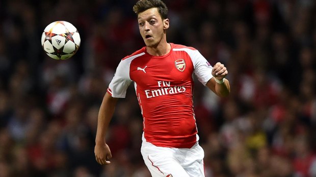 Hit and miss time in London: Mesut Özil.
