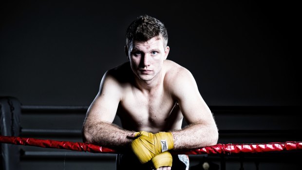 Boxer Jeff Horn poses for a photo in Brisbane.