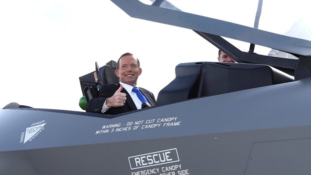 In April 2014, Tony Abbott announced Australia would buy 58 more F-35 fighters.