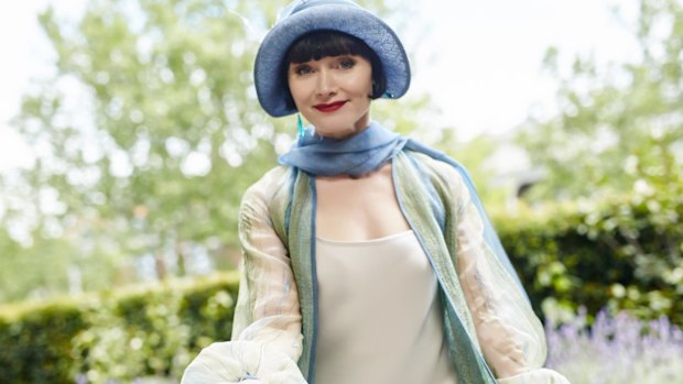 Essie Davis as Phryne Fisher in Miss Fisher's Murder Mysteries, season 3. Photo: ABC