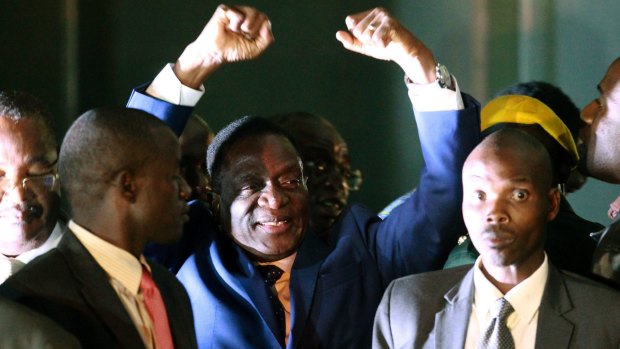 Zimbabwe's incoming leader Emmerson Mnangagwa.