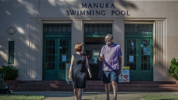 In January, Kingston and Barton Residents group president Rebecca Scouller and member Nick Swain have called for heritage protections to be improved at Manuka Pool and other listed, or nominated, sites across Canberra's inner south.