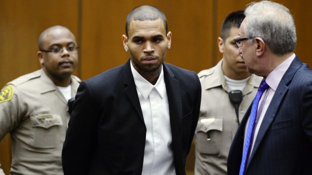 Chris Brown has been issued with a notice of intent to refuse him a visa.
