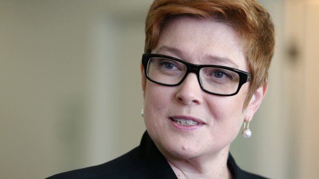 Australian Defence Minister Marise Payne in Canberra last month.