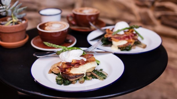 Coffee and breakfast available from Alby + Esthers, Mudgee.