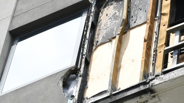 A fire caused major damage to the Brunswick building earlier this year.