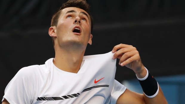 Tomic lacked fire during his loss to Britain's Daniel Evans.