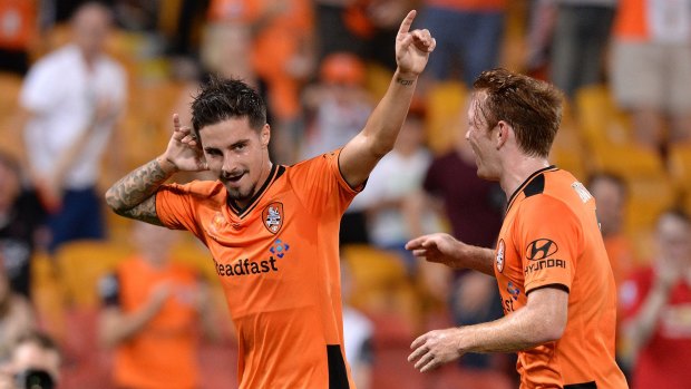 Mac the knife: Jamie Maclaren's run of form has coincided with the Roar's emergence as serious title fancies.