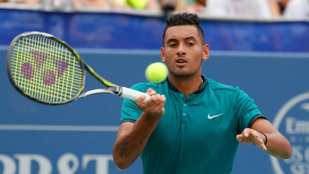 Nick Kyrgios has helped boost the popularity of tennis in Canberra.