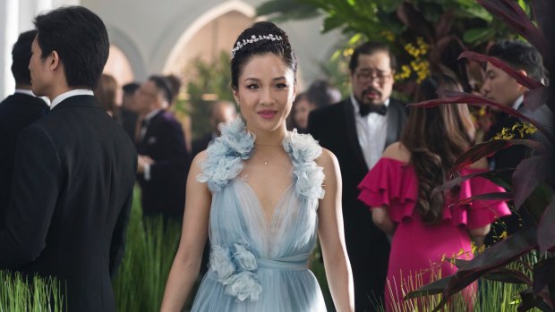 Constance Wu in the groundbreaking – and very funny – Crazy Rich Asians. 