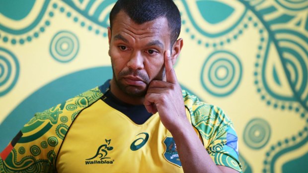 Kurtley Beale, a man from the Darug tribe in Sydney's west, had to pause to compose himself at the unveiling.