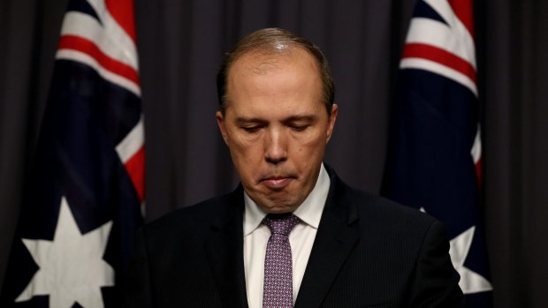 Immigration Minister Peter Dutton faced a big swing to Labor in his seat of Dickson.