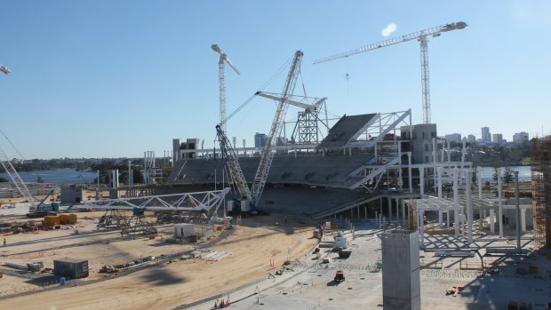 The under-construction Perth Stadium will reportedly include expanded prayer room facilities.