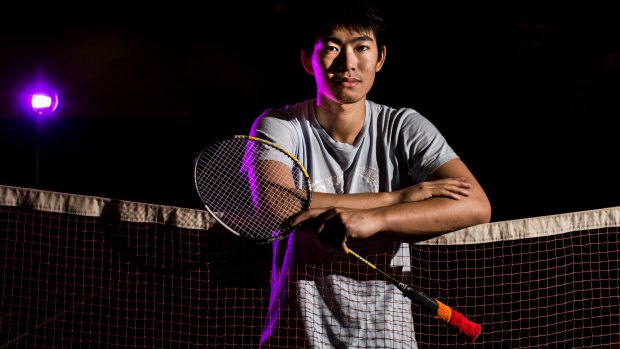 Badminton player Anthony Joe. Photo: Jamila Toderas