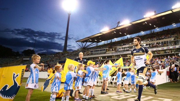 The Brumbies use Canberra Stadium for seven or eight home games per year.