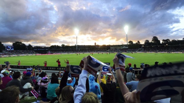 Sell out: Canberra Big Bash game sold out seven weeks before match.
