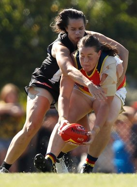 Sarah has shone for the Crows after being overlooked by four local clubs at last year's draft.