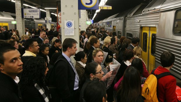 Patronage on Sydney's train network has surged over the past year.