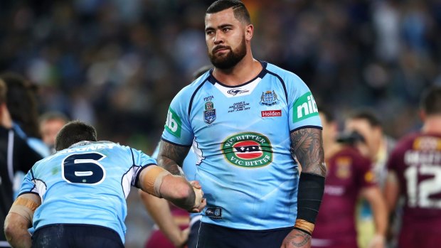 Andrew Fifita ejoys the "tight bond" the Blues have at Kingscliff.
