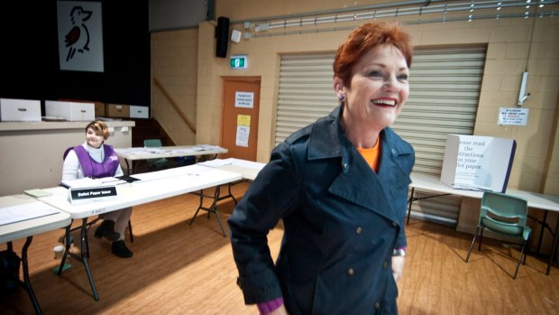 Pauline Hanson could win up to four seats. 
