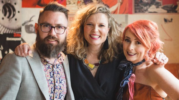 Anthony Cribbes, Sarah Dobson and Dee Brinsmead are the founders of The Altar Electric.