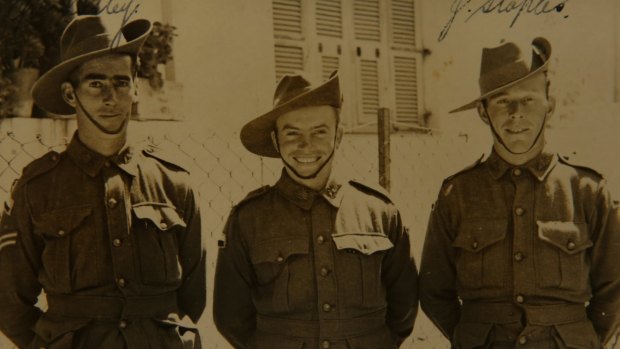 Corp Catley, Alf Carpenter and Private Jim Staples in 1940.
