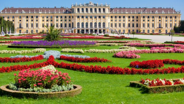 Schonbrunn palace in Vienna.