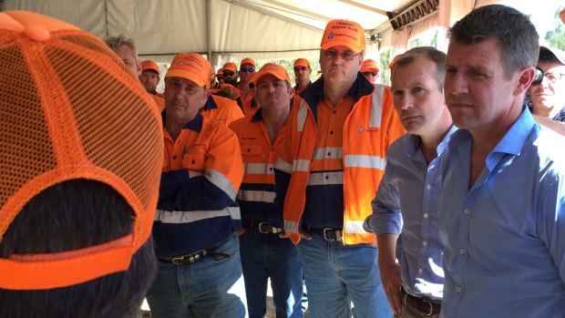 Mike Baird at Drayton South Mine project site in Drayton.

