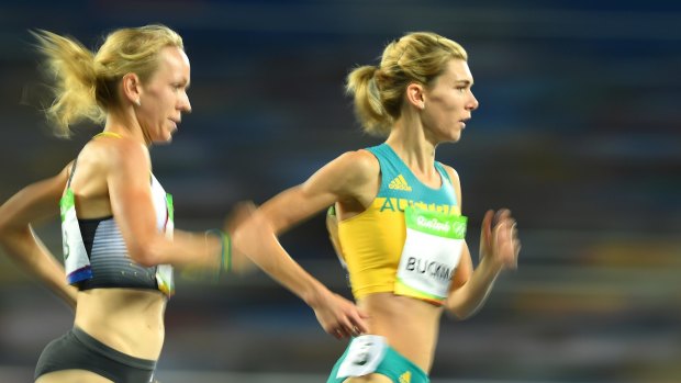 Zoe Buckman of Australia competes in the Women's 1500m at the Rio Olympics.
