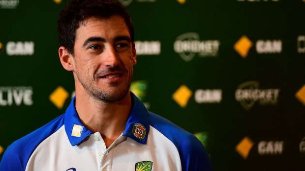 Pace ace: Mitchell Starc plans to "crank it up" against the South Africans.