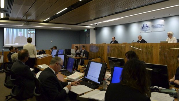 The royal commission in Sydney hears the testimony of Cardinal George Pell from Rome.
