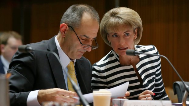 Immigration Department secretary Michael Pezzullo, pictured with Employment Minister Michaelia Cash, said he had no direct knowledge of the self-immolation incident because it occurred in the community.