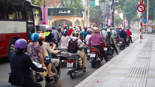 Vietnam travel tips: How to cross the street in Ho Chi Minh City