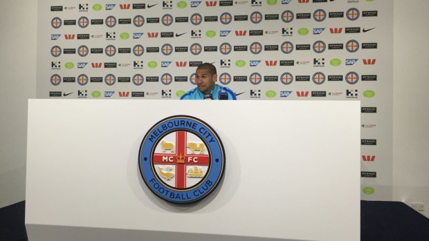 Patrick Kisnorbo fronts the media on Wednesday.