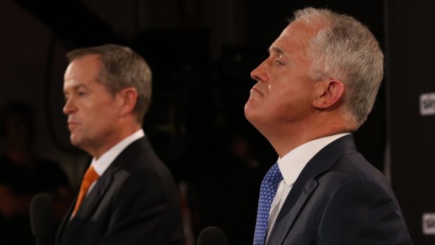 Opposition Leader Bill Shorten and Prime Minister Malcolm Turnbull.