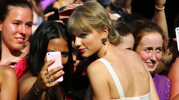 Star attraction: Taylor Swift at the ARIAs in 2012.