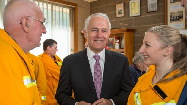 Priorities for Malcolm Turnbull include changing Commonwealth workplace laws to protect volunteers in Victoria's Country Fire Authority.