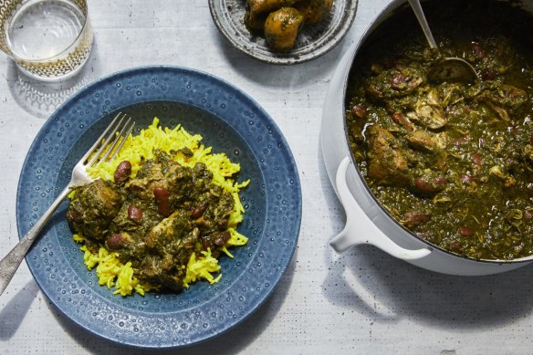 Khoresh-e ghormeh sabzi, is often called Iran's national dish.