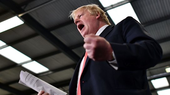 British Foreign Secretary Boris Johnson.