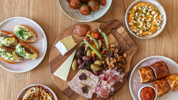 A grand final spread from The Prince Dining Room in St Kilda.