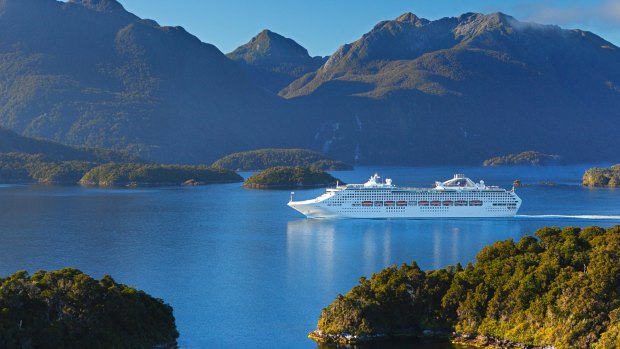 Scenic cruising along Dusky Sound in New Zealand's South Island is a highlight of any voyage to the Land of the Long White Cloud.