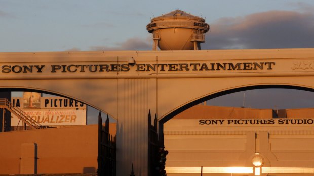 Under fire: Sony Pictures headquarters in Culver City, California.