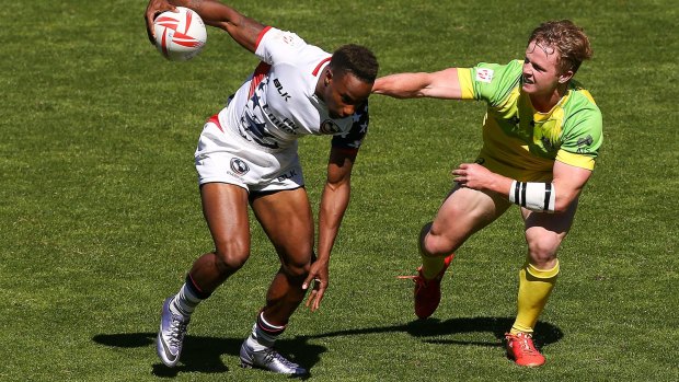 Lightning speed: America's Carlin Isles will be one of the main attractions at the Sydney Sevens.