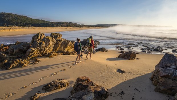 The recently inaugurated Wharf to Wharf walk will take you 27 kilometres north to Tathra if you're up for it.