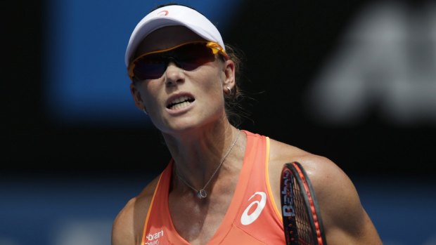 Sam Stosur has advanced with a walkover.