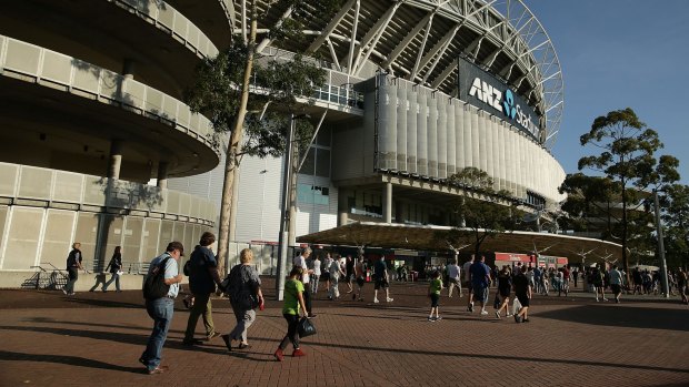Venue: The British national was evicted from ANZ Stadium during the Sydney Thunder-Brisbane Heat match.