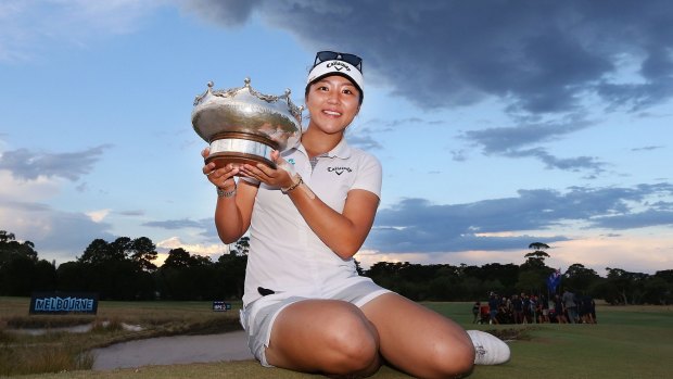 Lydia Ko wins the Australian Open at Royal Melbourne.