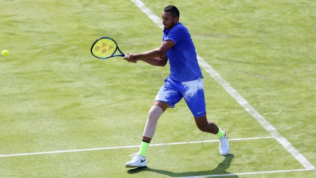 Nick Kyrgios is confident of a good result at the All-England Club