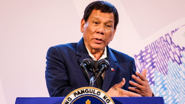 Philippine President Rodrigo Duterte.