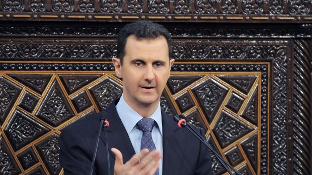 Syria's  President Bashar al-Assad. 